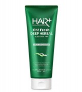Освежающая маска для волос и кожи головы на травах Hair Plus Oh! Fresh Deep Herbal Scalp & Hair Pack