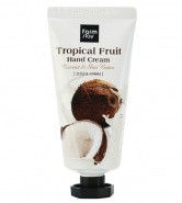 Крем для рук с экстрактом кокоса и маслом ши FarmStay Tropical Fruit Hand Cream Coconut & Shea Butter