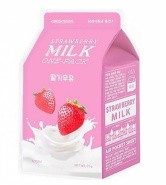 Тканевая маска с протеинами молока и экстрактом клубники A’Pieu Strawberry Milk One-Pack