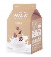 Укрепляющая тканевая маска с молочными протеинами и экстрактом кофе A'Pieu Coffee Milk One-Pack