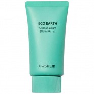 Солнцезащитный крем для чувствительной кожи The Saem Eco Earth Cica Sun Cream SPF50+ PA++++