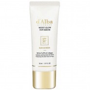 Санскрин с трюфелем d'Alba Moist Glow Sun Serum White Truffle&Collagen Sun Screen SPF50+ PA++++