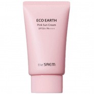 Солнцезащитный крем для проблемной кожи The Saem Sun Eco Earth Pink Sun Cream SPF50+ PA++++