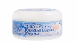 Осветляющий крем для лица "белая ворона" с эффектом сияния Elizavecca White Crow Glacial More Cream