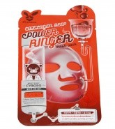 Омолаживающая тканевая маска для упругости кожи с коллагеном Elizavecca Collagen Deep Power Ringer Mask Pack