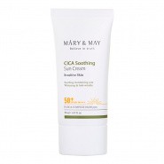 Успокаивающий солнцезащитный крем с центеллой Mary&May CICA Soothing Sun Cream SPF50+ PA++++